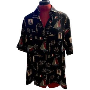 Bon Worth Men’s nautical print shirt
